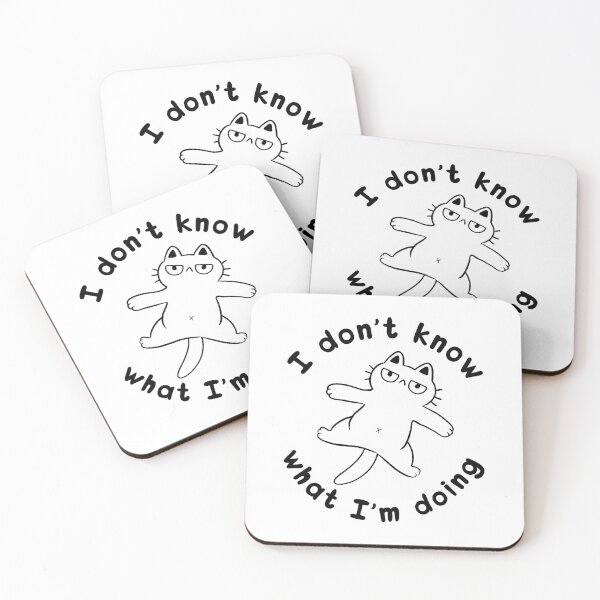 Item preview, No sé lo que estoy haciendo Gato Blanco de Tobe Fonseca designed and sold by Tobe Fonseca®.