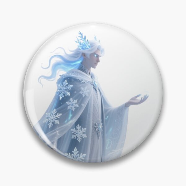 Item preview, Winter Ice Spirit – Frost King Fantasy Art designed and sold by DESIGNONET.