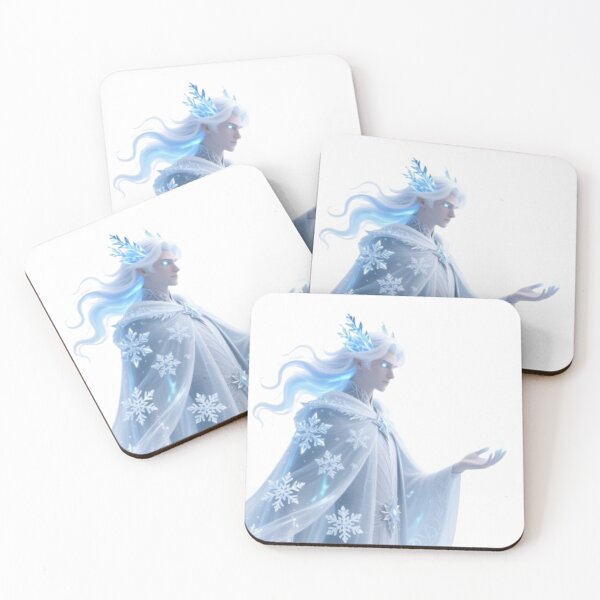 Item preview, Winter Ice Spirit – Frost King Fantasy Art designed and sold by DESIGNONET.