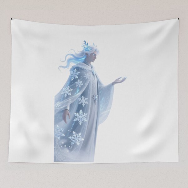 Item preview, Winter Ice Spirit – Frost King Fantasy Art designed and sold by DESIGNONET.