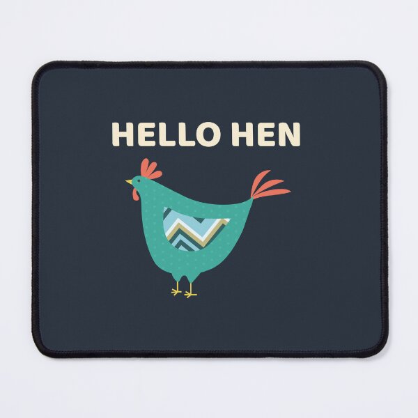 Item preview, Hello Hen – Cute Chicken with Scottish Saying  designed and sold by TalkTee Me.
