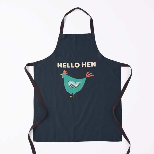 Item preview, Hello Hen – Cute Chicken with Scottish Saying  designed and sold by TalkTee Me.