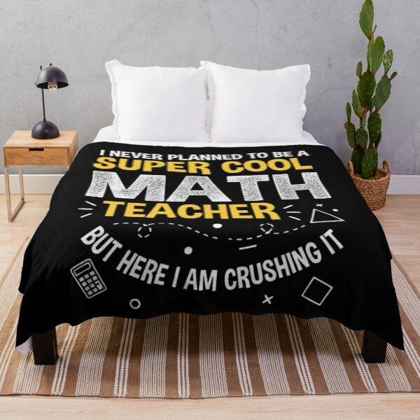 Item preview, I Never planned to be a super Cool math teacher Volunteering Cool Funny Teacher Math sociology designed and sold by Miumed.