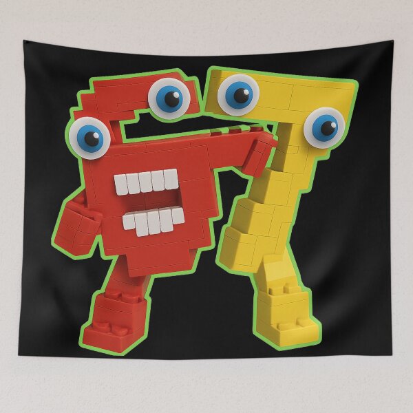Item preview, Six Seven 6-7 Character Steal a Brainrot designed and sold by The Art by Rossouw.