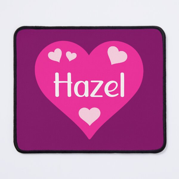 Item preview, Hazel Name Pink Heart  designed and sold by Jeallan Designs.
