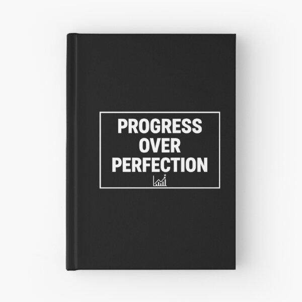 Item preview, "PROGRESS OVER PERFECTION". designed and sold by Silent Watch Threads..