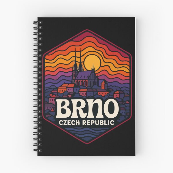 Item preview, Brno Czech Republic Trippy Art Travel designed and sold by TomFrontierArt.