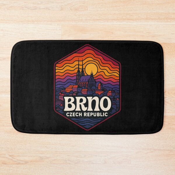 Item preview, Brno Czech Republic Trippy Art Travel designed and sold by TomFrontierArt.