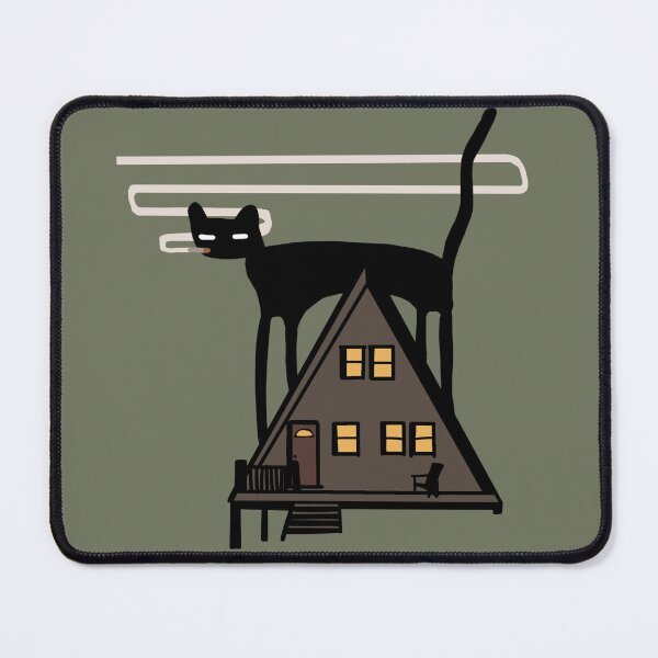 Item preview, Cat Cryptid A Frame red designed and sold by cetfish.