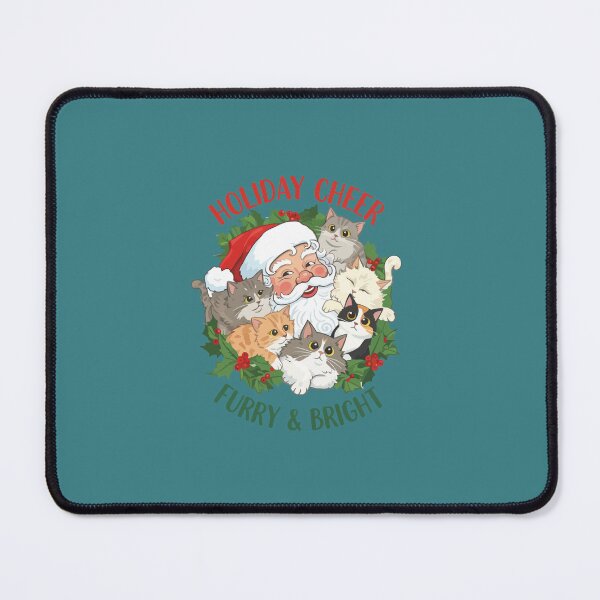 Item preview, Santa Claus Kittens Christmas Shirt Comfort Colors Retro 90s Old Saint Nick Holiday Tee Funny Ugly Christmas Shirt Xmas Gift For Cat Lovers designed and sold by BANKACEM.STORE.