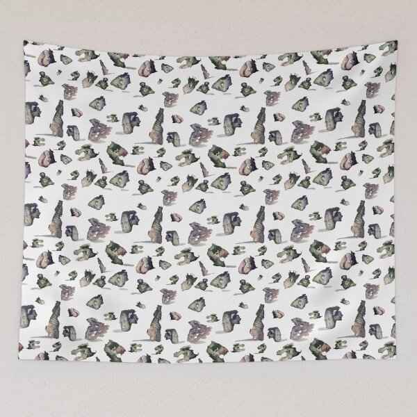 Item preview, Creature Pattern cool tones designed and sold by katyaveleva.