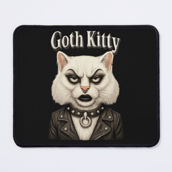 Item preview, Goth Kitty designed and sold by Cats and Other Things.