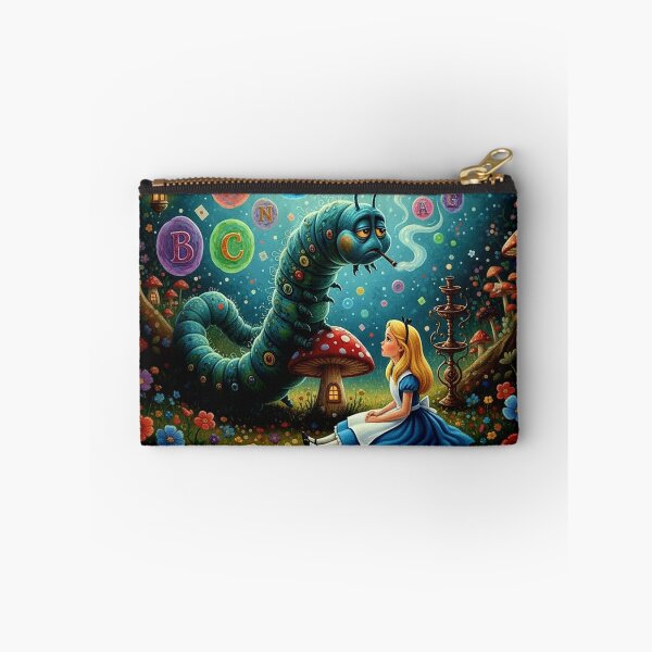 Item preview, Alice and Smoking Caterpillar Dream Art Print - High Detail Pop Surrealism Wonderland Painting designed and sold by Art's Diner.