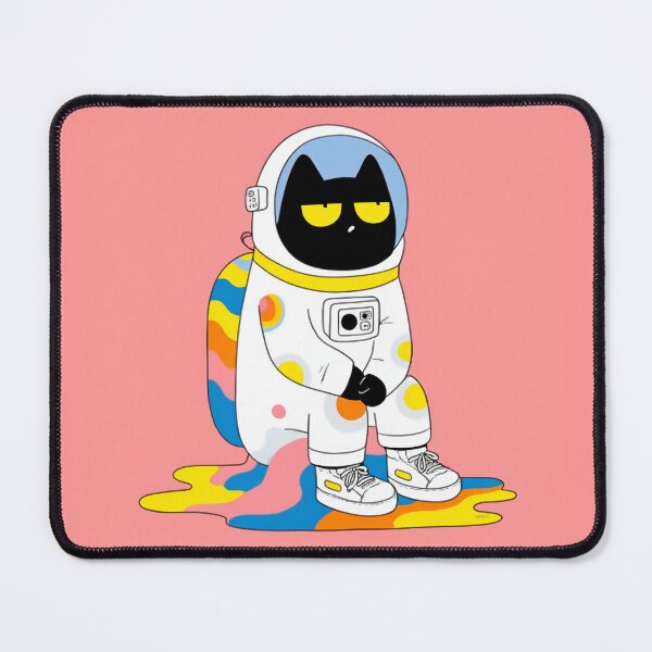 Item preview, Feline Fed-Up in Space designed and sold by Retro Type.