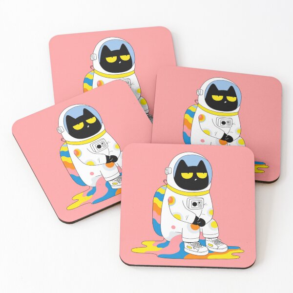 Item preview, Feline Fed-Up in Space designed and sold by Retro Type.