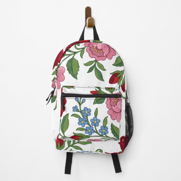 Item preview, Traditional Hungarian Floral Embroidery Pattern - White Linen Style designed and sold by AeroNomad.