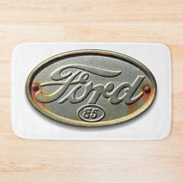 Artikelvorschau, Ford-Logo „Rostig“ auf weißem Hintergrund entworfen und verkauft von TeesbyAharon.