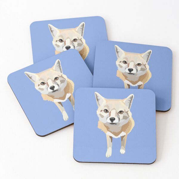 Item preview, C is for Corsac Fox, Corsac Fox | Wildlife Lover & Animal Art Design designed and sold by PrettylittlepastelUk.
