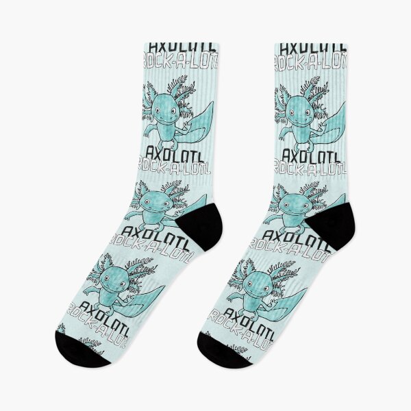 Item preview, Funny Axolotl Pun, Rock Music, Rock a lotl, Axolotl designed and sold by badlydrawnbabe.