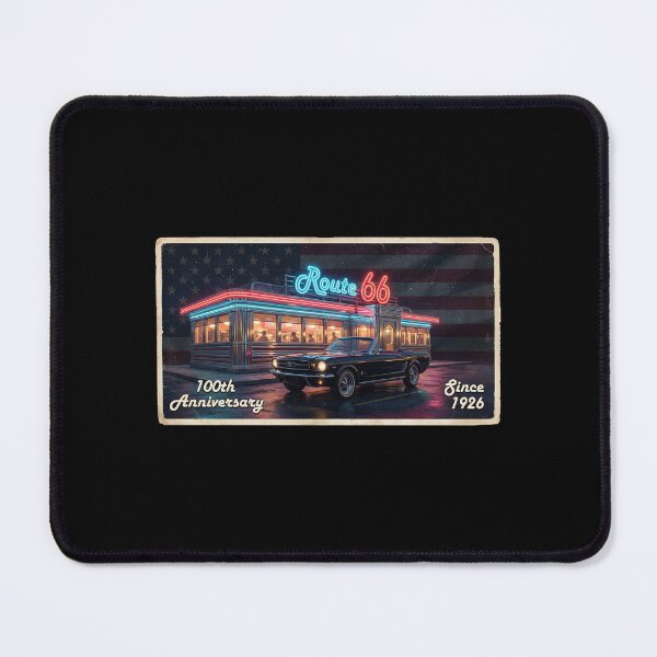 Item preview, Route 66 Centennial Neon Diner Night: 100th Anniversary 1926-2026 Classic Car designed and sold by G350.
