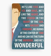Dr Who Metal Print