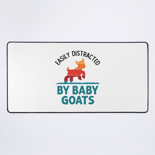 Item preview, Easily Distracted by Baby Goats Cute Goat Farmer designed and sold by jaygo.