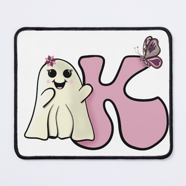 Item preview, Ghost and the Letter K Retro Alphabet designed and sold by The Groove Garden.