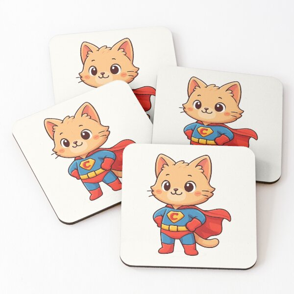 Item preview, Cute Superhero Cat Hero designed and sold by HoopeStylee.