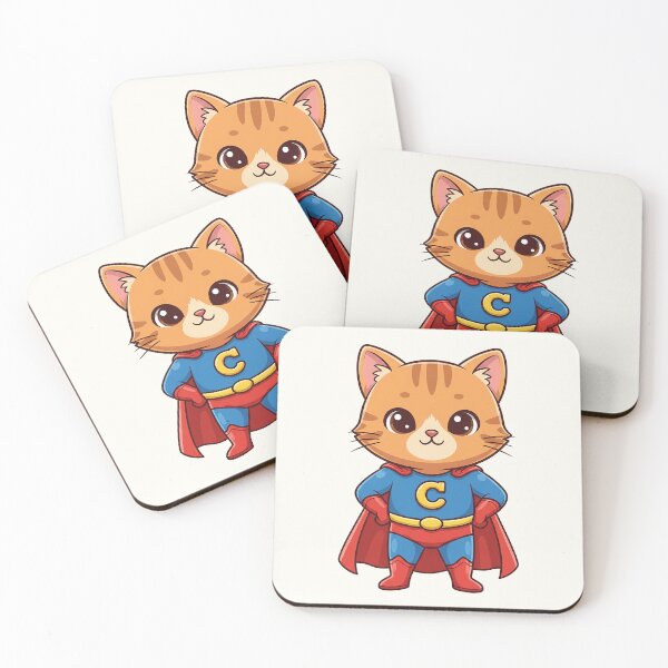 Item preview, Adorable Superhero Cat Costume designed and sold by HoopeStylee.