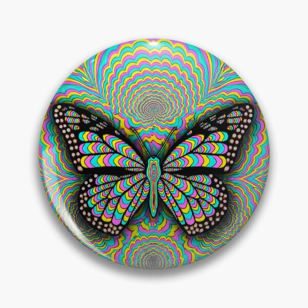 Item preview, Psychedelic Butterfly Light Reactive Optical Illusion designed and sold by Pablo Carlos Budassi.