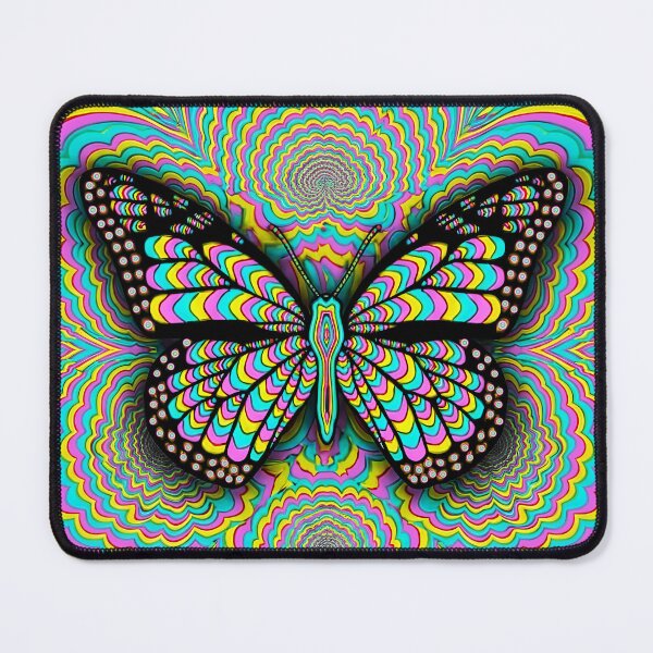 Item preview, Psychedelic Butterfly Light Reactive Optical Illusion designed and sold by Pablo Carlos Budassi.
