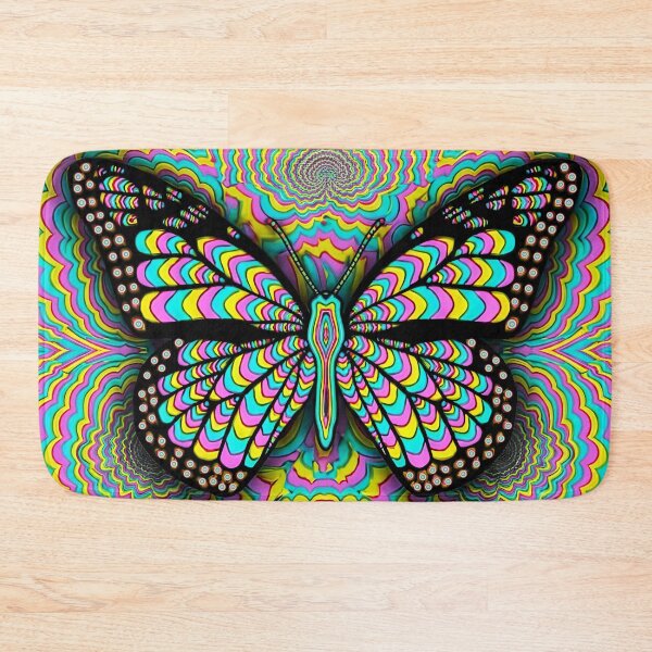 Item preview, Psychedelic Butterfly Light Reactive Optical Illusion designed and sold by Pablo Carlos Budassi.