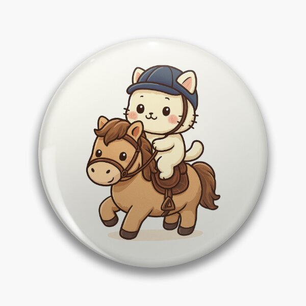 Item preview, Cute Horse Rider Cat designed and sold by HoopeStylee.