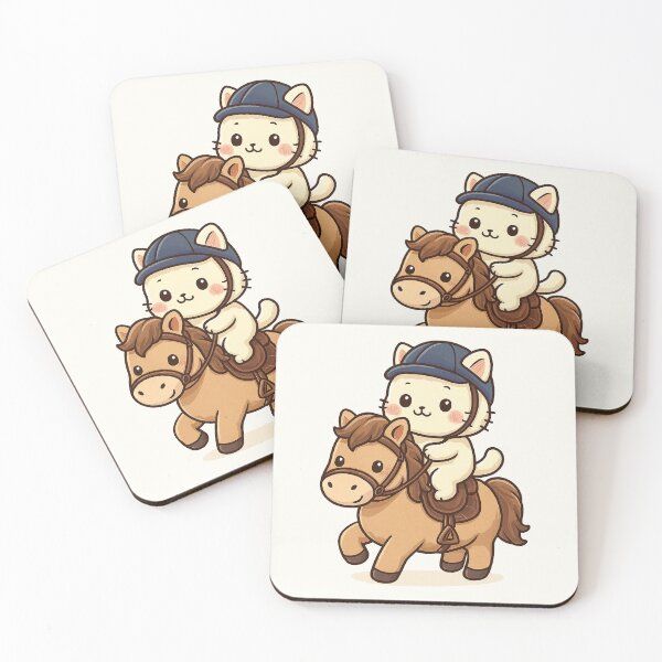 Item preview, Cute Horse Rider Cat designed and sold by HoopeStylee.