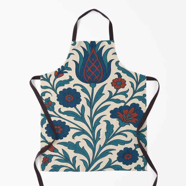 Item preview, Traditional Turkish Çini Floral Pattern designed and sold by Maverickystore.