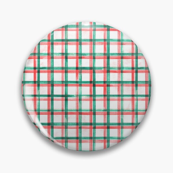 Item preview, Christmas Plaid Watercolor Pattern in Red and Green designed and sold by Kala Design.