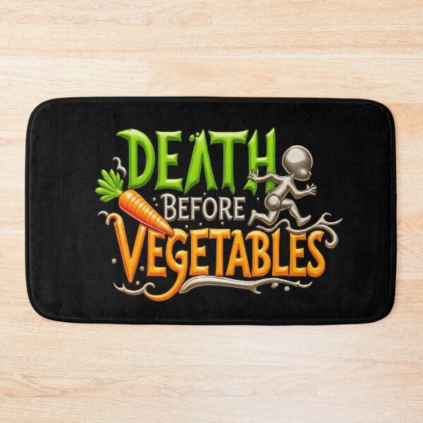 Item preview, Death Before Vegetables designed and sold by Insomnia Art Designs.