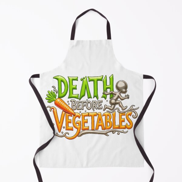 Item preview, Death Before Vegetables designed and sold by Insomnia Art Designs.