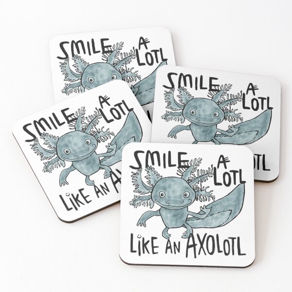 Item preview, Axolotl Smile designed and sold by badlydrawnbabe.