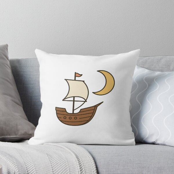 Item preview, Sky Sailing Boat with Crescent Moon designed and sold by luckyyouth.
