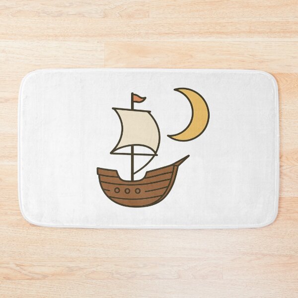 Item preview, Sky Sailing Boat with Crescent Moon designed and sold by luckyyouth.