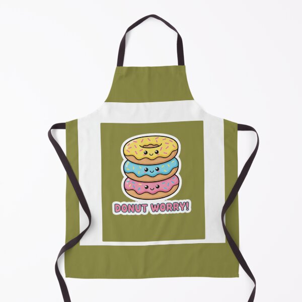 Item preview, Cute Donut Worry Funny Food Pun Design designed and sold by Ahilwani.