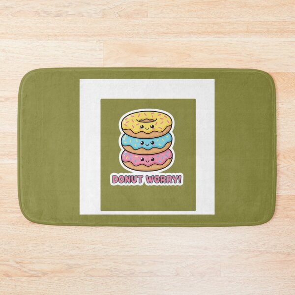 Item preview, Cute Donut Worry Funny Food Pun Design designed and sold by Ahilwani.