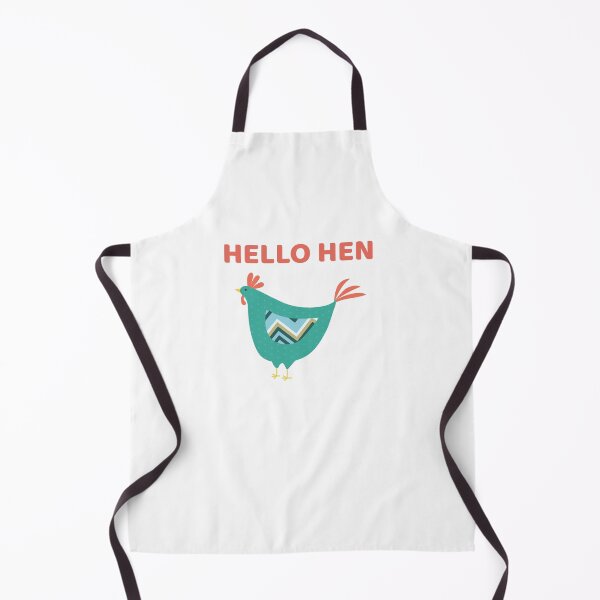 Item preview, Hello Hen – Cute Chicken with Scottish Saying  designed and sold by TalkTee Me.