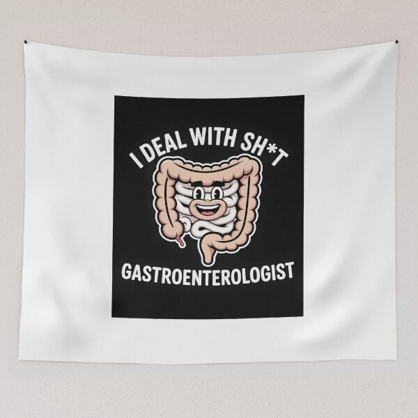 Item preview, Deal With Sh*t -Funny Gastroenterologist T-shirt designed and sold by Viktorio Art Shop.