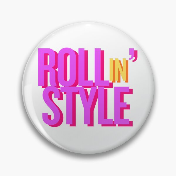 Item preview, ROLL IN’ STYLE  – Pink, Yellow - Wheelchair, Skateboard, Longboard & Rollerskater Design​ designed and sold by MirAgi.