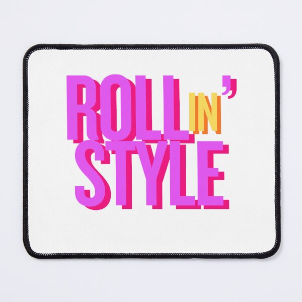 Item preview, ROLL IN’ STYLE  – Pink, Yellow - Wheelchair, Skateboard, Longboard & Rollerskater Design​ designed and sold by MirAgi.