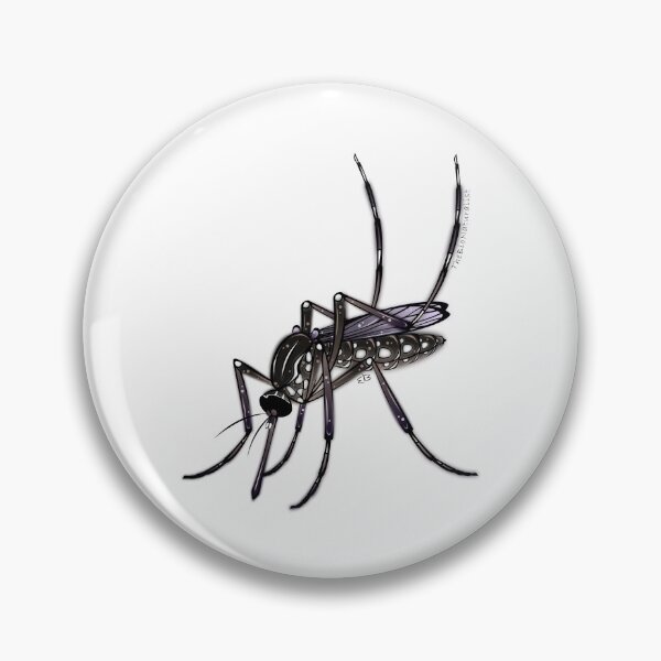 Item preview, Aedes aegypti Mosquito Sticker designed and sold by EllaAndGoldfish.