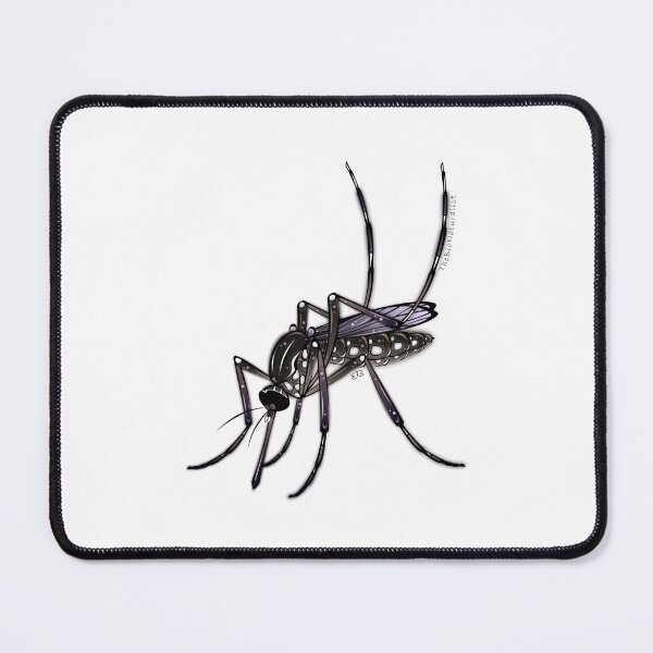 Item preview, Aedes aegypti Mosquito Sticker designed and sold by EllaAndGoldfish.