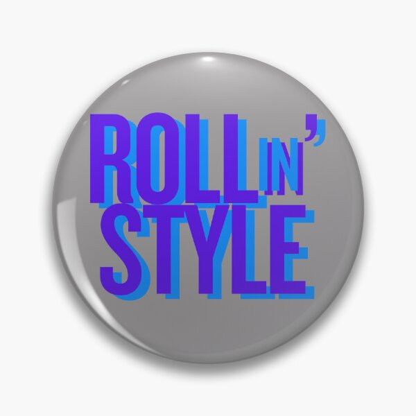 Item preview, ROLL IN’ STYLE  – Blue - Wheelchair, Skateboard, Longboard & Rollerskater Design​ designed and sold by MirAgi.